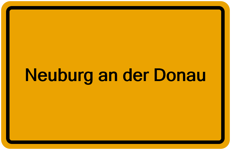Handelsregisterauszug Neuburg an der Donau